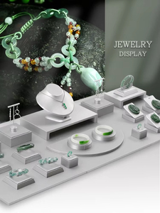 Modern Minimalism Luxury Necklace Portrait <b>Earring</b> Ring Trays Props Jewelry Display Neck Stand - Product Image 6