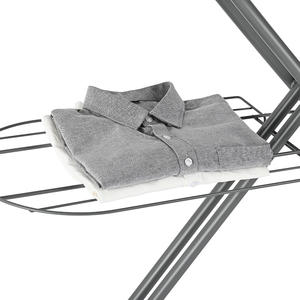 Housse multifonctionnelle 100% coton réglable en hauteur planche à repasser pliable avec repose-fer à vapeur porte-vêtements rectangulaire - Product Image 4