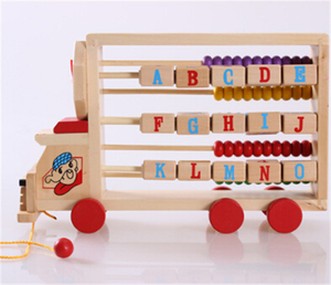 Nouvelle conception de jouet éducatif en bois multifonctionnel pour enfants, abaque à tirer, vente directe du fabricant, jouets éducatifs pour enfants - Product Image 5