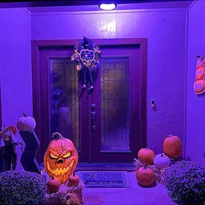 Bombillas de luz negra 12W LED para Halloween 395nm <span class=keywords><strong>UV</strong></span> lámpara negra A19 Blacklight para fiesta brillante en pintura corporal oscura cartel fluorescente - Product Image 3
