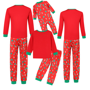 Nouvelle Collection 2023 Pyjamas Famille Rouge Parent-Enfant Quatre Pièces Ensemble Vêtements de Détente <span class=keywords><strong>Noël</strong></span> à Domicile Livraison Directe - Product Image 2
