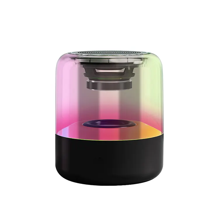 Bass BT Function Speaker Outdoor Colorful Led Stereo Wireless Portable Speaker With LED Light