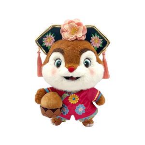 Cultural Creative Gift Fabricante Bonito Estilo Chinês Bordado Esquilo Brinquedo De Pelúcia Como Presente Promocional Corporativo - Product Image 6