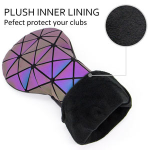 Housse de tête de club de golf personnalisée en cuir PU pour Driver/3 Wood/Hybride - Product Image 6