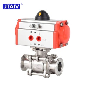 Conexión de Abrazadera de Acero Inoxidable de 3 Piezas con Bola de Doble Acción para Agua OEM - Product Image 4