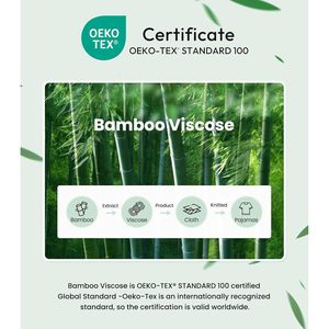 Ensemble de pyjama décontracté 2 pièces en viscose de bambou pour femme, débardeur dos nageur et pantalon capri sans manches, doux et confortable - Product Image 6