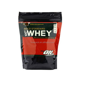 Logo personnalisé imprimé <span class=keywords><strong>4</strong></span>.5kg 5kg 10kg Ziplock or Standard oeuf lactosérum poudre de protéines sacs d'emballage en plastique à fond plat - Product Image 6