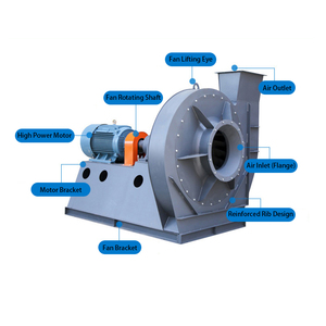 Nouveauté - Ventilateur centrifuge à haut <span class=keywords><strong>d</strong></span>ébit <span class=keywords><strong>d</strong></span>'<span class=keywords><strong>air</strong></span>, fiable, fonctionnement continu, 50000 CFM, pour équipement de séchage - Product Image 4