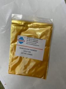 เทียนไมกา311สีทองไข่มุกสีทองสำหรับเคลือบสีหมึกพลาสติกเครื่องปั้นดินเผายางเครื่องสำอาง - Product Image 3