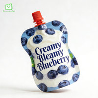 Sachets d'emballage pour boissons personnalisés en gros avec bec verseur, imprimés en héliogravure, 150 ml, 200 ml, pour soda, jus, qualité alimentaire PET/NY/PE
