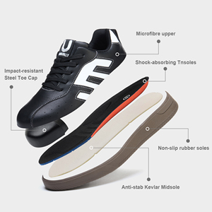 <span class=keywords><strong>Scarpe</strong></span> <span class=keywords><strong>Antinfortunistiche</strong></span> alla Moda per Uso Quotidiano, Resistenti agli Urti e alle Forature, Calzature da Lavoro per Donne - Product Image 5