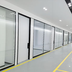 Systèmes de cloisons en verre à cadre <span class=keywords><strong>invisible</strong></span> en aluminium pour bureaux et espaces commerciaux, verre trempé, bâtiments commerciaux haut de gamme - Product Image 2