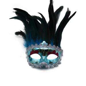 Карнавальная Маскарадная маска с петухом и перьями для Хэллоуина, праздничного бала, венецианская вечеринка, костюм, маска для глаз, украшение для вечеринки - Product Image 2