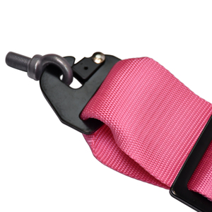 TIYPEOR Customize <span class=keywords><strong>Racing</strong></span> Car Safety Harness 6-Point Cor Rosa Ajustável Instalação Fixa Quick Release Polyester <span class=keywords><strong>Racing</strong></span> Belt - Product Image 5
