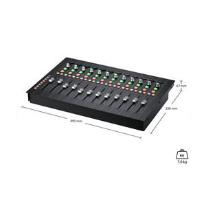 Consola Mezcladora de Audio Fairlight, 490x330x67mm, Salida Estéreo, Efectos Integrados, Consola de Mezclas para DJ - Product Image 1