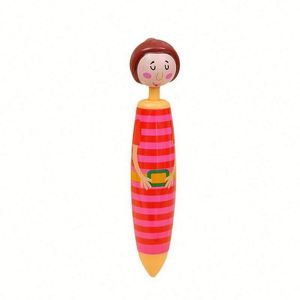 Stylo Bille Créatif en Gel Bleu Motif Dessin Animé – Papeterie Étudiante Unique et Originale – Indispensable pour la Rentrée Scolaire – Vente en Gros - Product Image 2