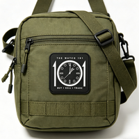Patch en silicone personnalisé imperméable 3D en relief pour vêtements d'extérieur, badge carré à coudre, accessoires vestimentaires, vente en gros OEM