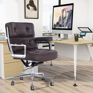 Adjustable Convertible Extendable Revolving Robin for Office and Living Room <b>Leather</b> <b>Chair</b> - Product Image 3