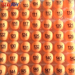 Masa tenisi topu numaraları ile piyango loto üfleme makinesi 4cm piyango topları - Product Image 1
