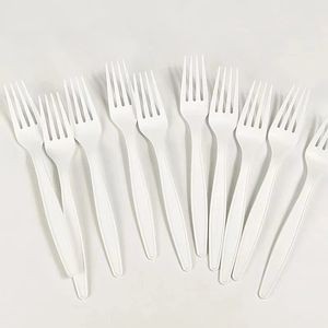 Tùy chỉnh in bao bì bột bắp dao kéo dùng một lần bột bắp dao muỗng nĩa sinh thái thân thiện dao kéo - Product Image 1