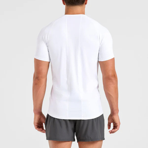 Nouveau T-shirt Homme Slim Fit Sportif Uni Tricoté Léger à Manches Courtes Écologique Respirant Séchage Rapide pour Activités de Plein Air - Product Image 4