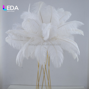 LEDA Élégante Décoration de Mariage, Boule de Plumes Blanches Naturelles, Centre de Table pour Mariages et Événements - Product Image 4