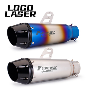 Silenciador de Escape de 51MM para NVX155 <span class=keywords><strong>FZ300</strong></span> MT09 R25 C400 CRF450 CRF250 GSXR150 ZX4R NS200 DUKR790 R34 - Product Image 3