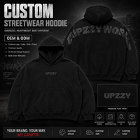 Sweat-shirt à capuche personnalisé de haute qualité avec impression en relief, poids lourd 380 GSM, logo ton sur ton, OEM, faible MOQ, coupe ample et carrée