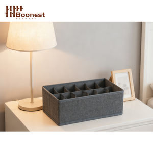 Boîte de rangement pliable pour la maison, 6 compartiments, organisateur pour sous-vêtements, chaussettes, <span class=keywords><strong>soutien</strong></span>-<span class=keywords><strong>gorge</strong></span>, culottes, boîte de rangement pour armoire - Product Image 3