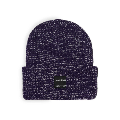 new style 100% acrylic knit soft touch soccer hat with embroidery patch soccer beanie 2022