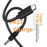 Cable de Alimentación USB Tipo C a DC5.5*2.5 Original de Fábrica, Compatible con Carga Rápida de 3A, 5A, PD 60W, 100W para Laptop y Notebook OEM