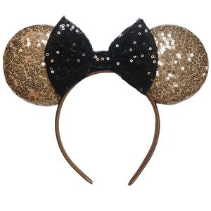 أحدث طوق للرأس بشعار أذن فأرة مقاس 9.5 سم مع كارتون ترتر مقاس 5 بوصة طوق رأس للفتيات أطفال للحفلات إكسسوارات شعر اصنعها بنفسك - Product Image 3