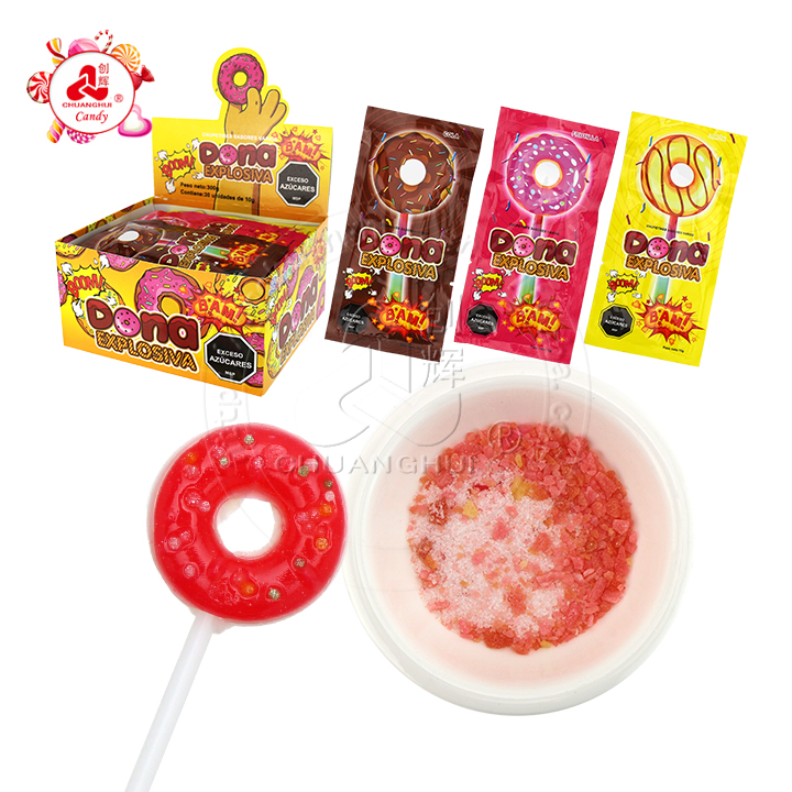 Cartoon face lollipop