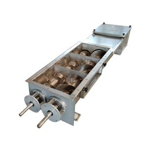 Convoyeur à vis extrudeuse à double trou en acier inoxydable pour l'alimentation, à forte adaptabilité structurelle, efficace et stable - Product Image 2