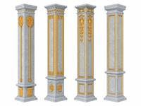 Offre Spéciale : Moule en plastique ABS pour colonnes romaines décoratives rondes et carrées – Créez des piliers élégants facilement pour votre maison