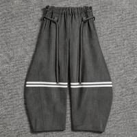 Pantalon de survêtement super ample personnalisé avec logo pour hommes et femmes, 100 % coton, taille élastique, jambes fuselées, coupe large, style décontracté streetwear