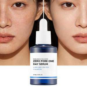 Sérum Visage Liquide Anti-rides Éclaircissant AHA BHA à la Niacinamide et ADN de Saumon du Guangdong, Chine, pour une Peau Zéro Pores en une Journée - Product Image 1