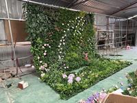 Mur végétal artificiel vertical Bagang en solde pour décoration de jardin, panneaux de haie artificielle en buis pour extérieur