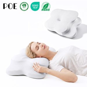 Almohadas de <span class=keywords><strong>Cama</strong></span> con Contorno Suave, <span class=keywords><strong>Espuma</strong></span> Viscoelástica para Dormir de Lado, Boca Arriba o Boca Abajo, Almohada Cervical Ergonómica Ajustable para Alivio - Product Image 1