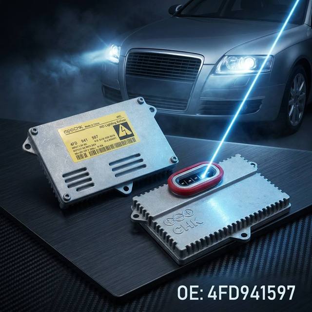 4FD941597 Xenon Lamp 12V Auto Headlight Ballast Module for Audi A6/Q7 for X5 for Freelander 2-New Aluminum Alloy 35W