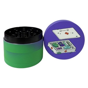 Manual Zinc Alloy 50mm Grinding Cigarettes Tobacco Best Match Pre for Accessories 4-Layer <b>Herb</b> <b>Grinder</b> Crusher - Product Image 3