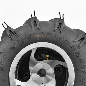Mayebikes YJ-10 Roues tout-terrain de 10 pouces 3.50-4 Pneus agricoles en caoutchouc gonflables Trou d'axe de 17 mm <span class=keywords><strong>pour</strong></span> vélo électrique <span class=keywords><strong>Tracteur</strong></span> - Product Image 2