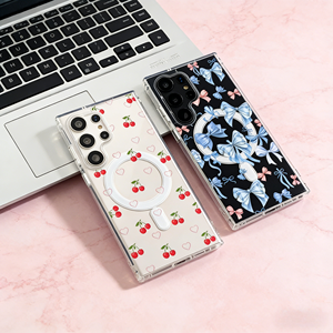 เคสโทรศัพท์ซัมซุง A16 ลายผีเสื้อโบว์ เคสใสพร้อมแม่เหล็กสำหรับชาร์จ สำหรับซัมซุง กาแล็กซี่ S25 UL - Product Image 5