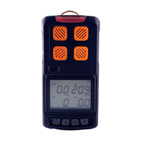 Tragbarer Hochpräziser Multi-Gas-Detektor (4-in-1 Sauerstoff Schwefelwasserstoff Kohlenmonoxid Erdgas) mit 1 Jahr Garantie