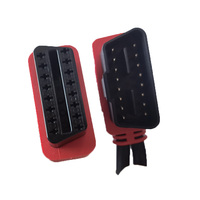 Conector de Red de 16 Pines, Cable adaptador de extensión Obd 2 Obd2 macho a 2 hembra