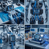 Placa de Distribución de Energía Multicapa FR4 de Cobre Pesado de Alta Resistencia (Tg) para Cintura de Robot Humanoide, PCB Personalizada para Torso con Múltiples Salidas, ENIG, Intercambio en Caliente