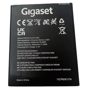 V30145-K1310-X480 RHINO POWER 4.4V 5000mAh Li-Polymère Batteries rechargeables pour <span class=keywords><strong>Gigaset</strong></span> Gx4 Gx6 avec NFC et charge sans fil - Product Image 4