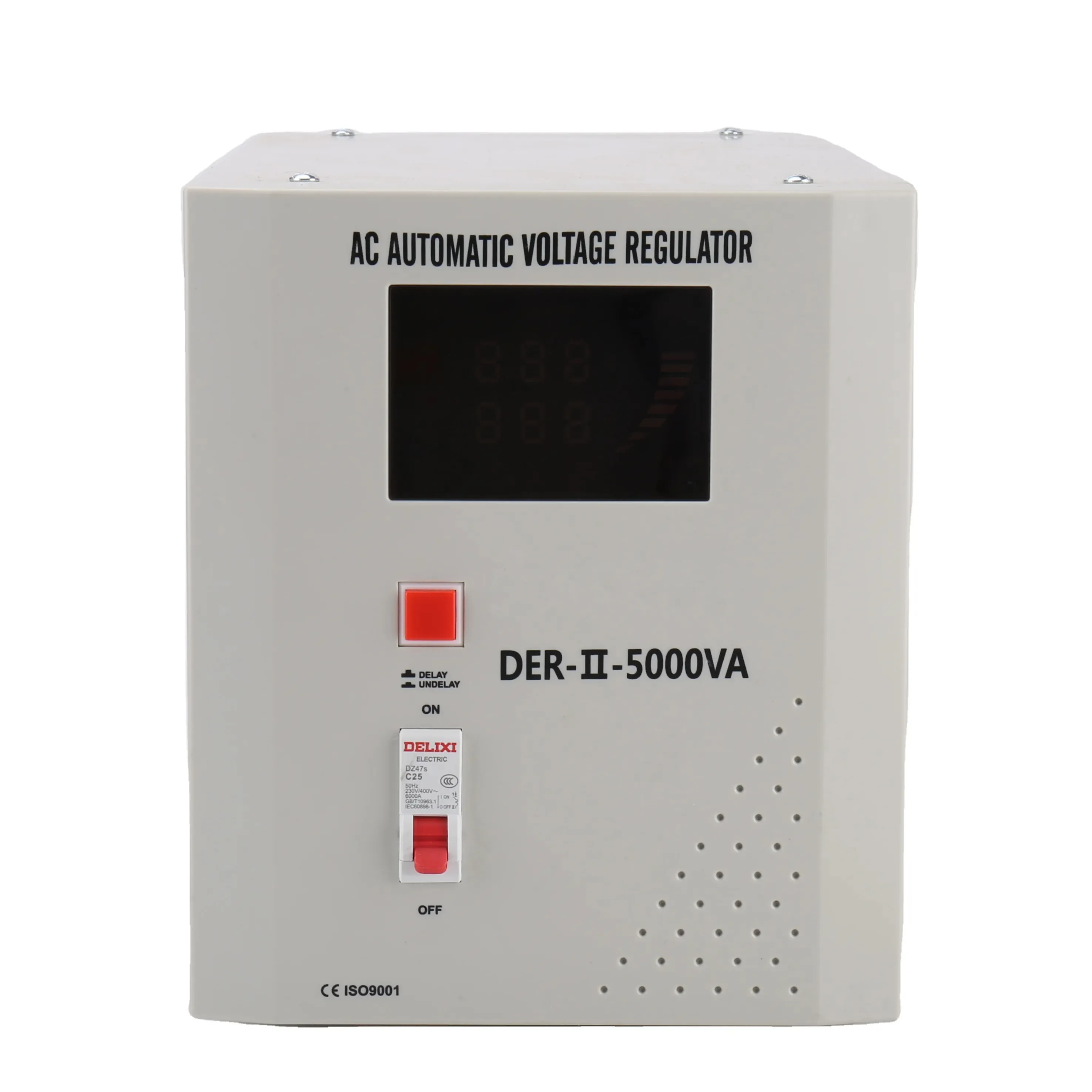 5000V Fully Automatic AC Household Stabilized Power DER Series Electronic Voltage Regulators