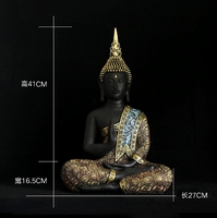 Thaïlande Bouddha Résine Artisanat Asie Du Sud-Est Entrée Créative Pièces De Décoration De La Maison