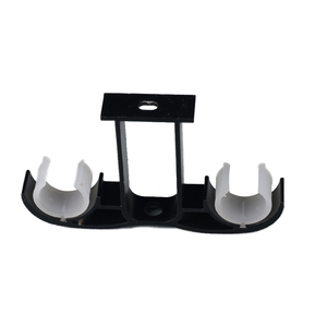 Support de <span class=keywords><strong>tringle</strong></span> à <span class=keywords><strong>rideau</strong></span> <span class=keywords><strong>double</strong></span> en fer noir de 28 mm pour <span class=keywords><strong>tringle</strong></span> à <span class=keywords><strong>rideau</strong></span> suspendue au plafond - Product Image 4